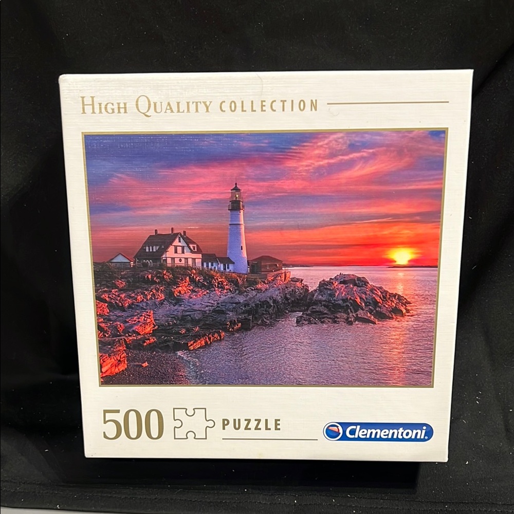 Clementoni Portland Head Light 500 Piece Jigsaw Puzzle SALE🔴3/$25!